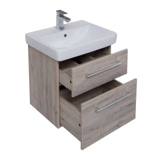 Тумба подвесная Dreja.Rus Q MAX 60 под умывальник Q-60, дуб кантри